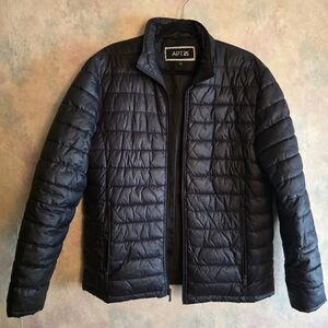 Apt. 9 Men's Dark Blue Quilted Puffer Jacket